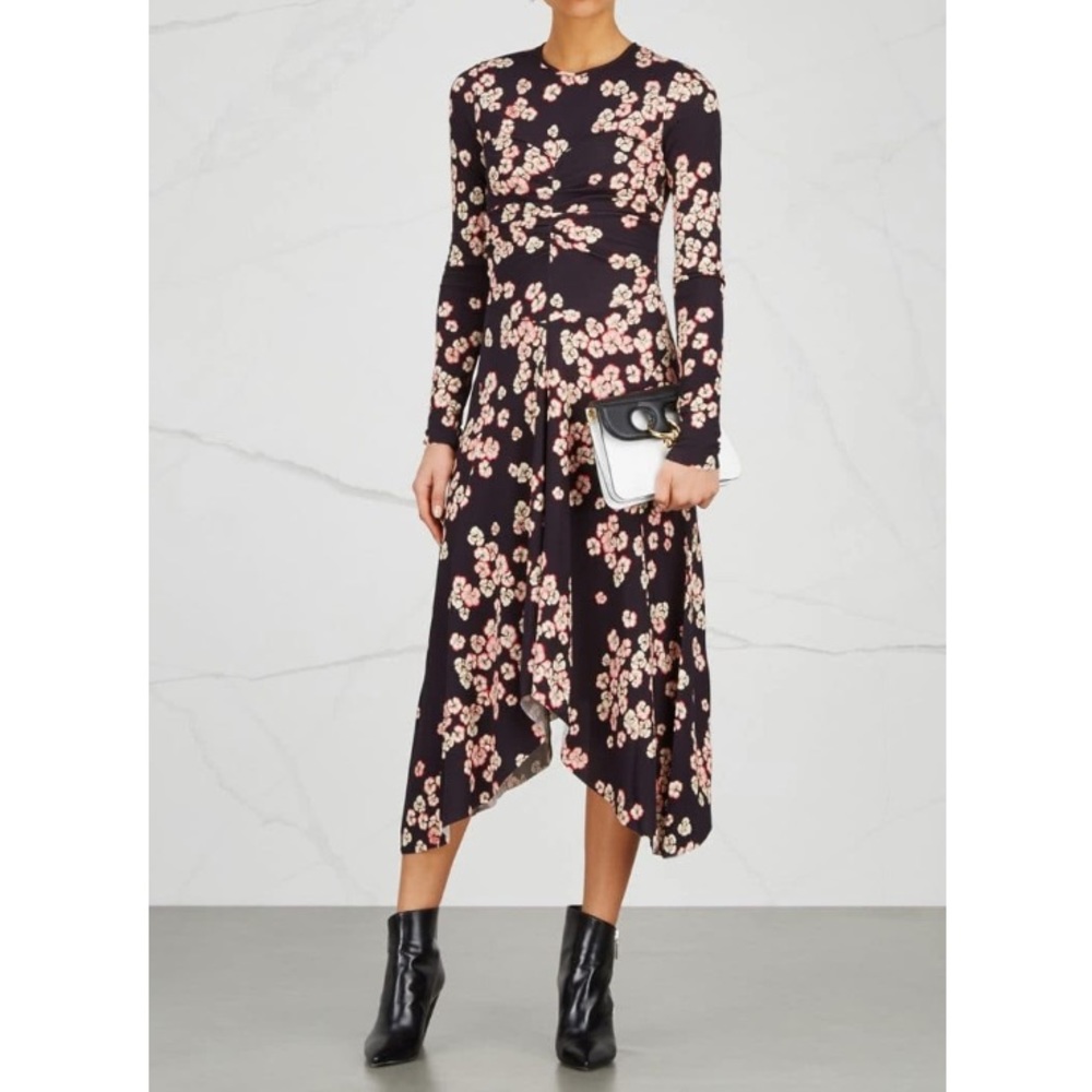 Isabel Marant Diana Cherry Blossom midi dress - Picture 1 of 8